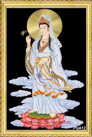 Tranh thêu Phật Bà Quan Âm 12